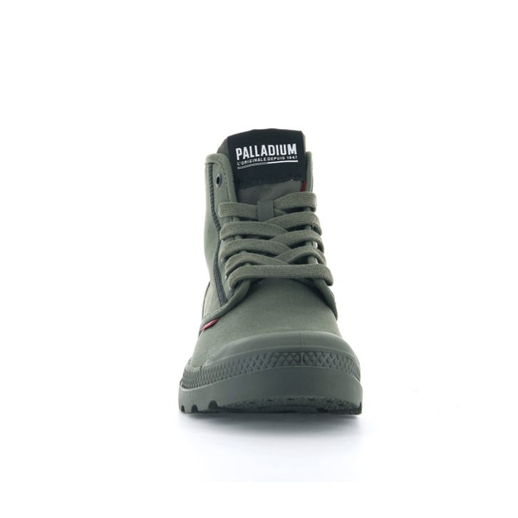 Dámské Boty Palladium Pampa Dare 2 Survive Olivy Zelené | CZ UIY-24Z